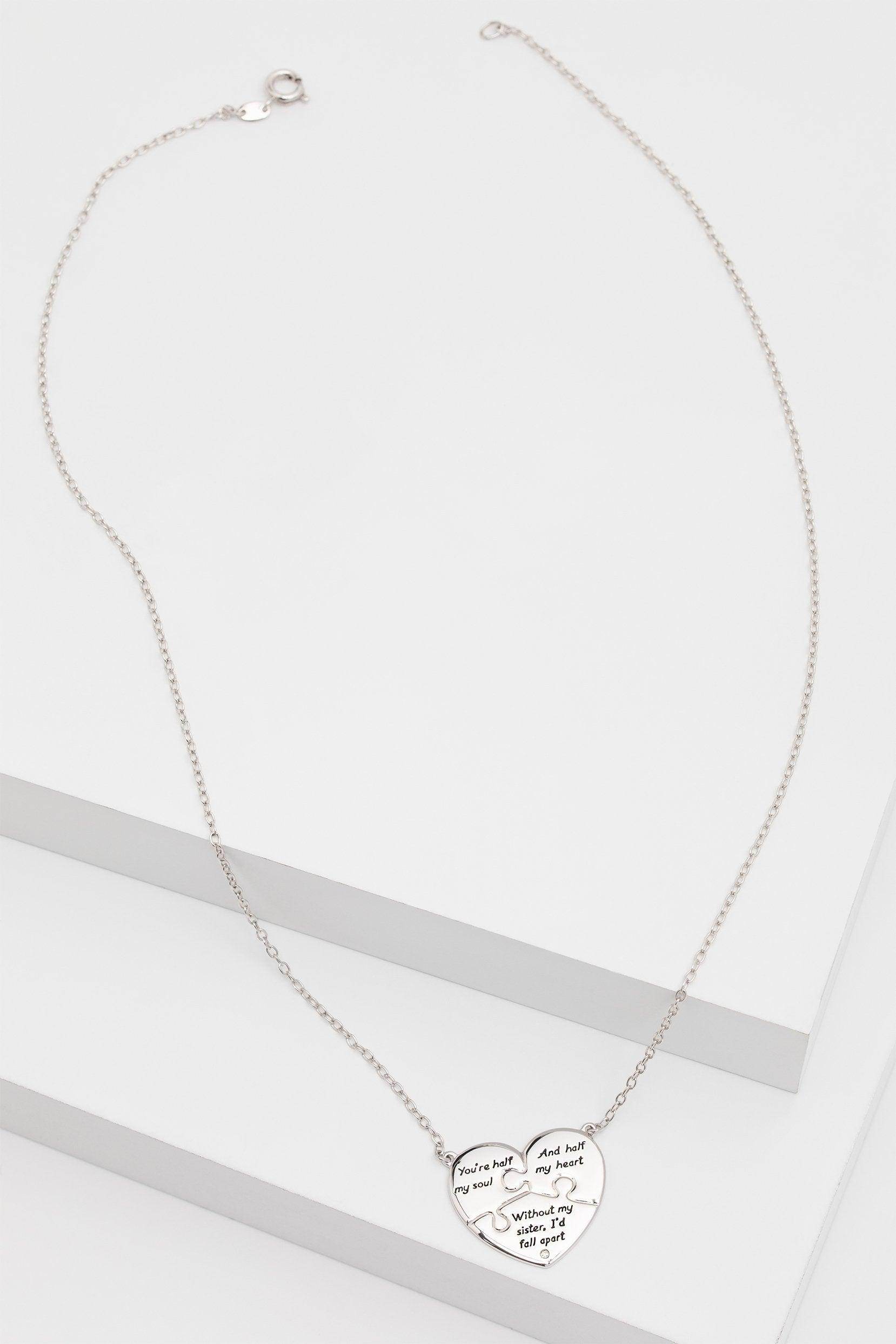 Rhodium plated Necklaces CX0014 - COCOMELODY